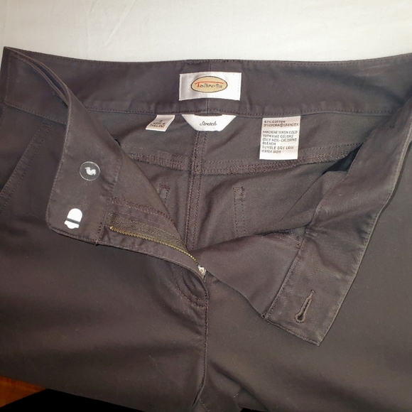 Talbots Stretch Dark Brown Pants Size 4 - Picture 8 of 8